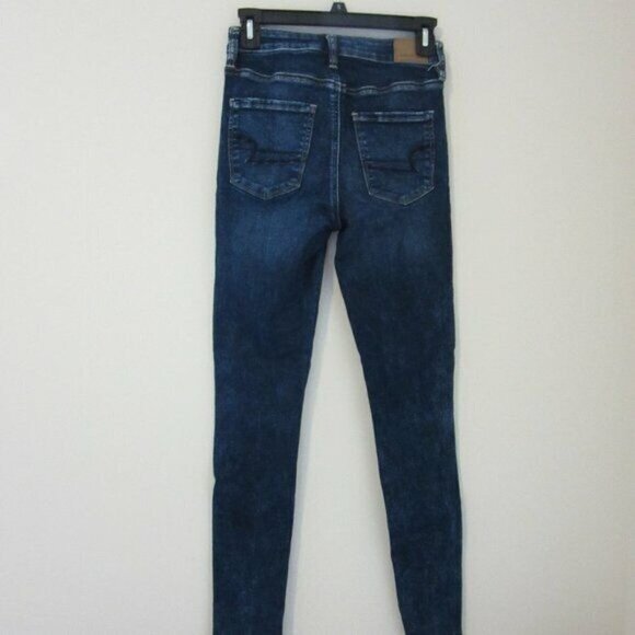 American Eagle Super Hi-Rise Distressed Jean Jegging 2 - Picture 2 of 6